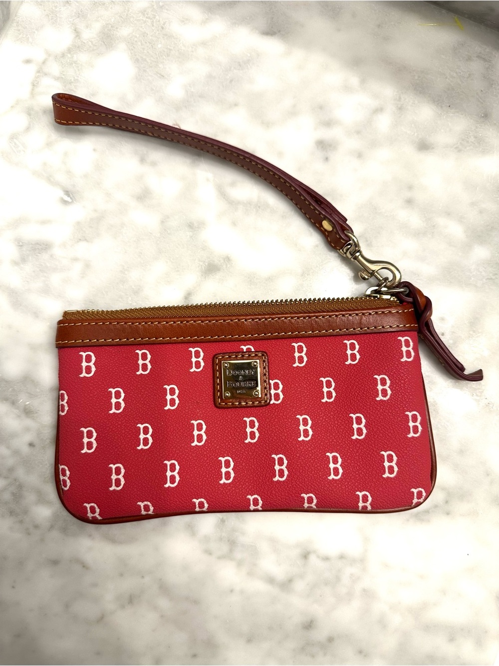 Dooney & Bourke Red Sox Wristlet